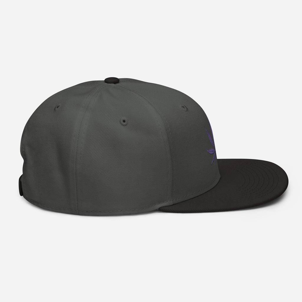 Purple Haze Marijuana Snapback Hat