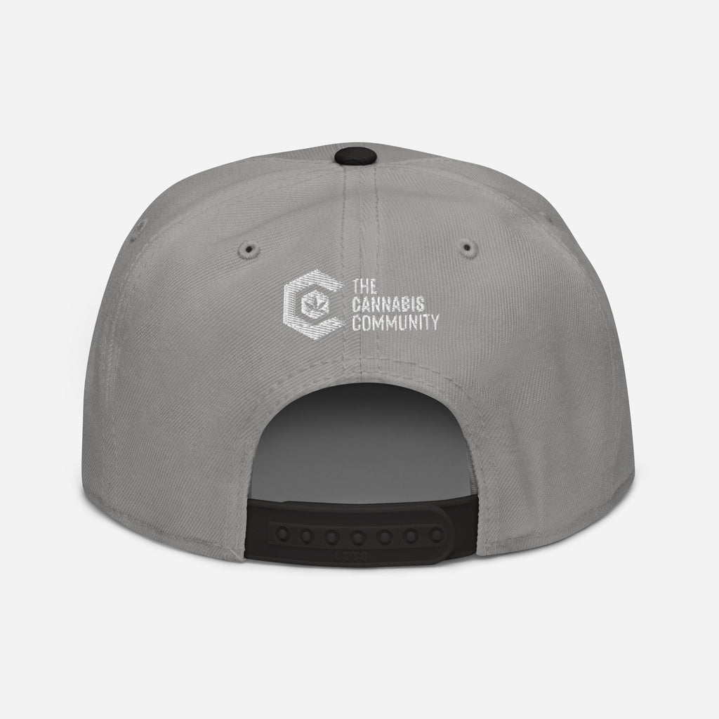 Elegant Advocate Cannabis Leaf Snapback Hat