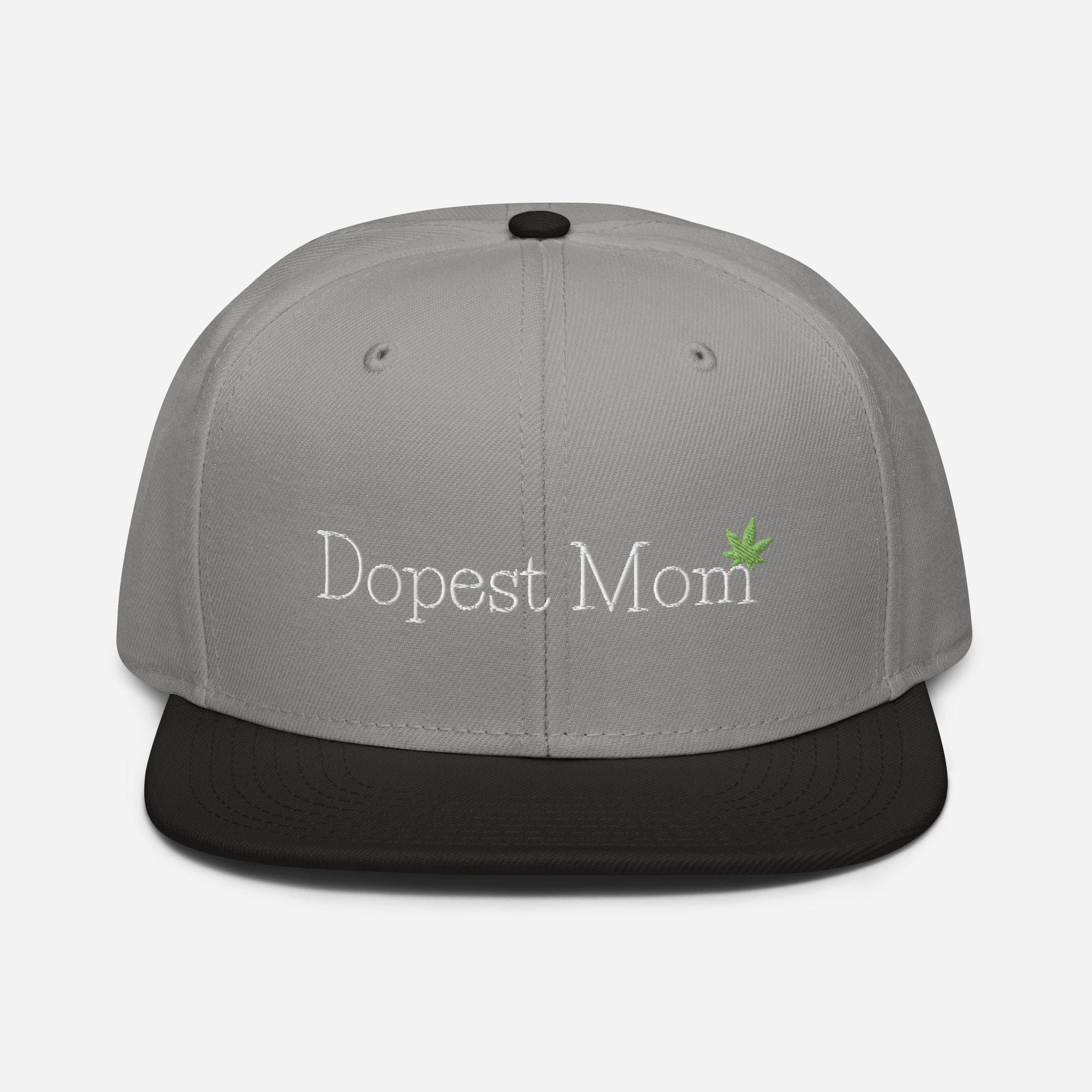 Dopest Mom Cannabis Snapback Hat