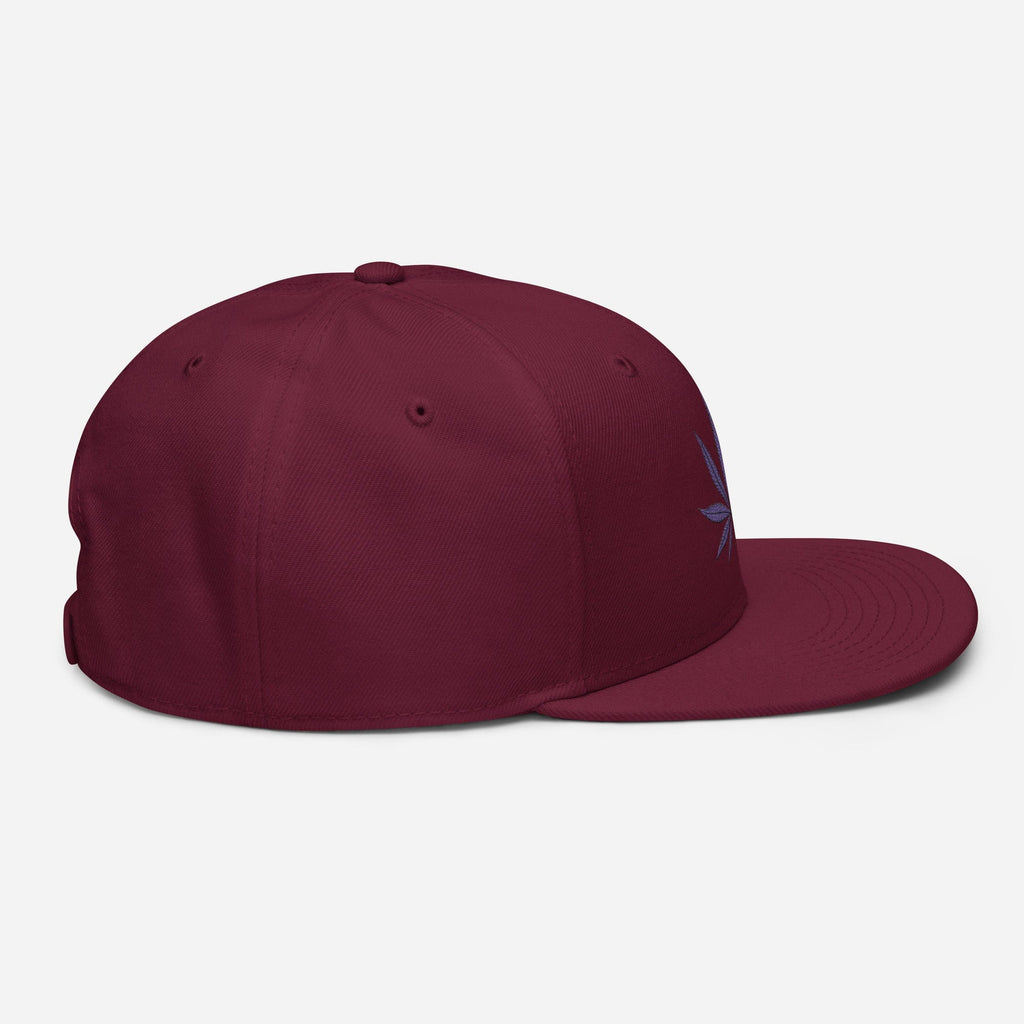 Purple Haze Marijuana Snapback Hat