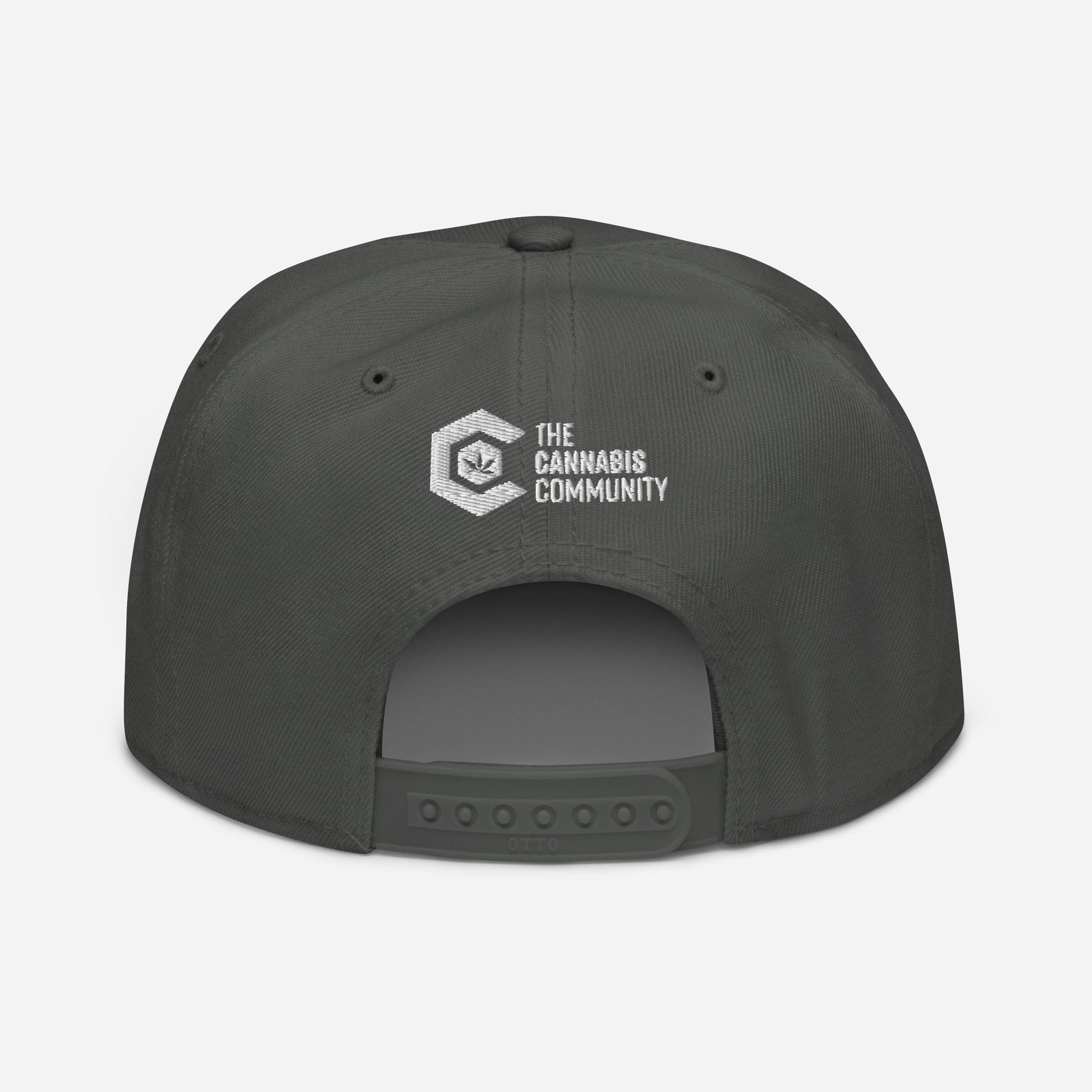 Elegant Advocate Cannabis Leaf Snapback Hat