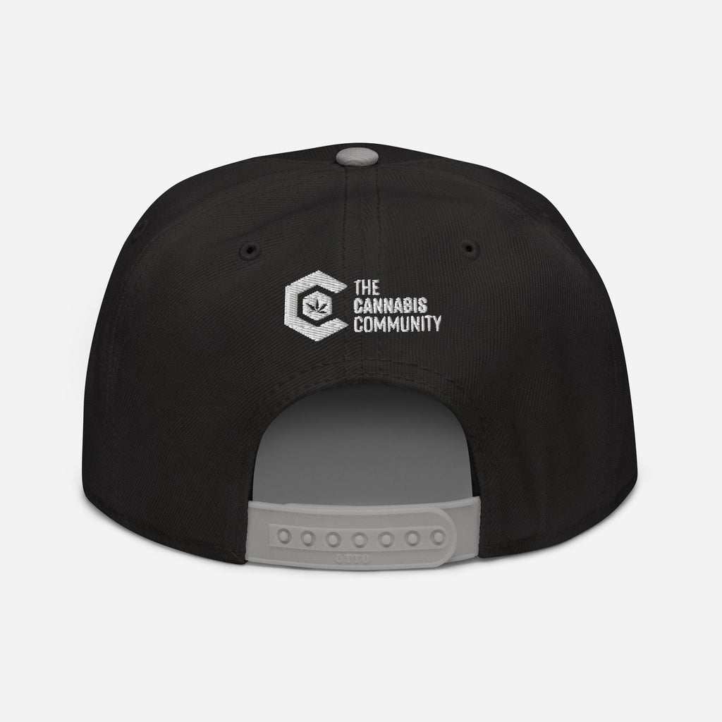 Elegant Advocate Cannabis Leaf Snapback Hat