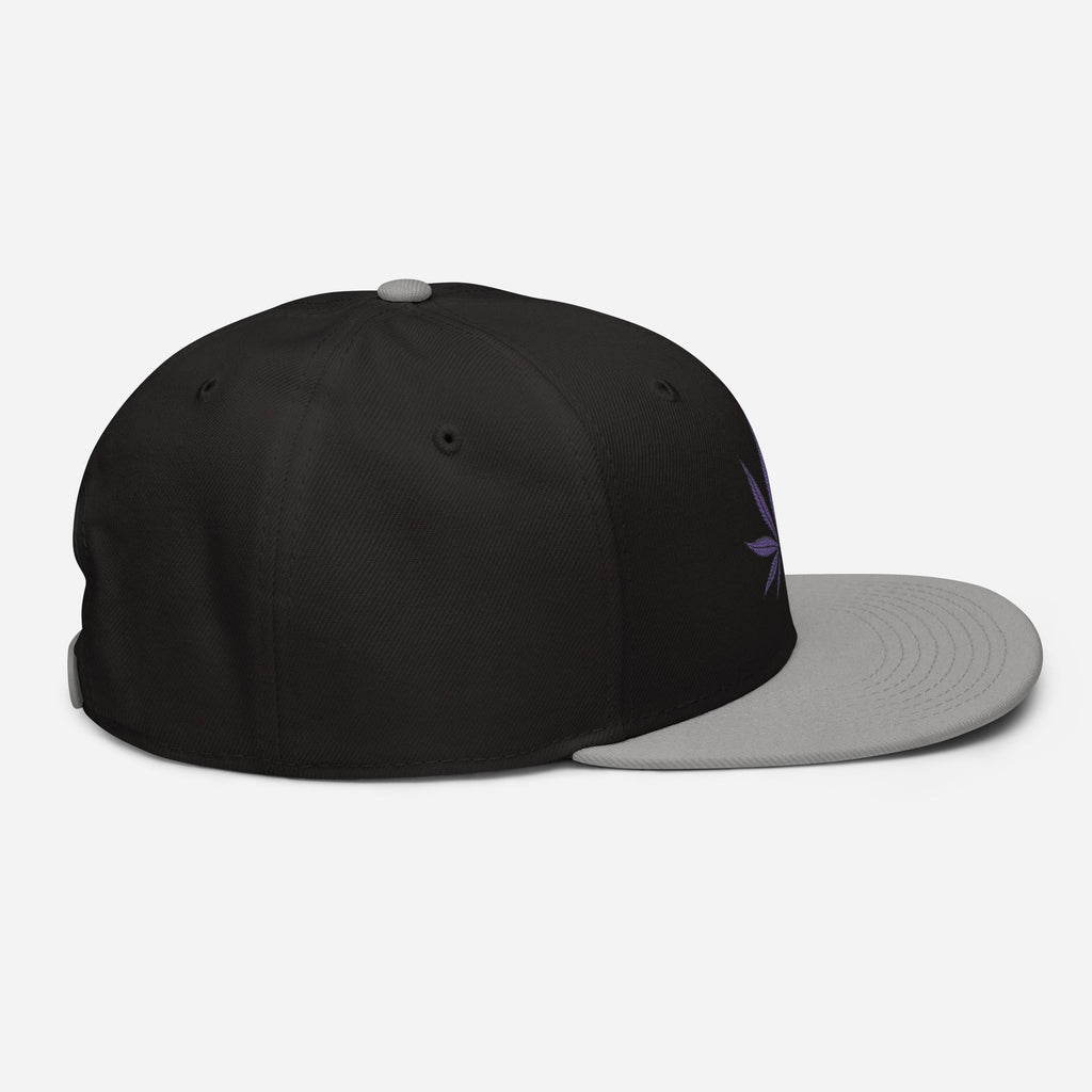 Purple Haze Marijuana Snapback Hat