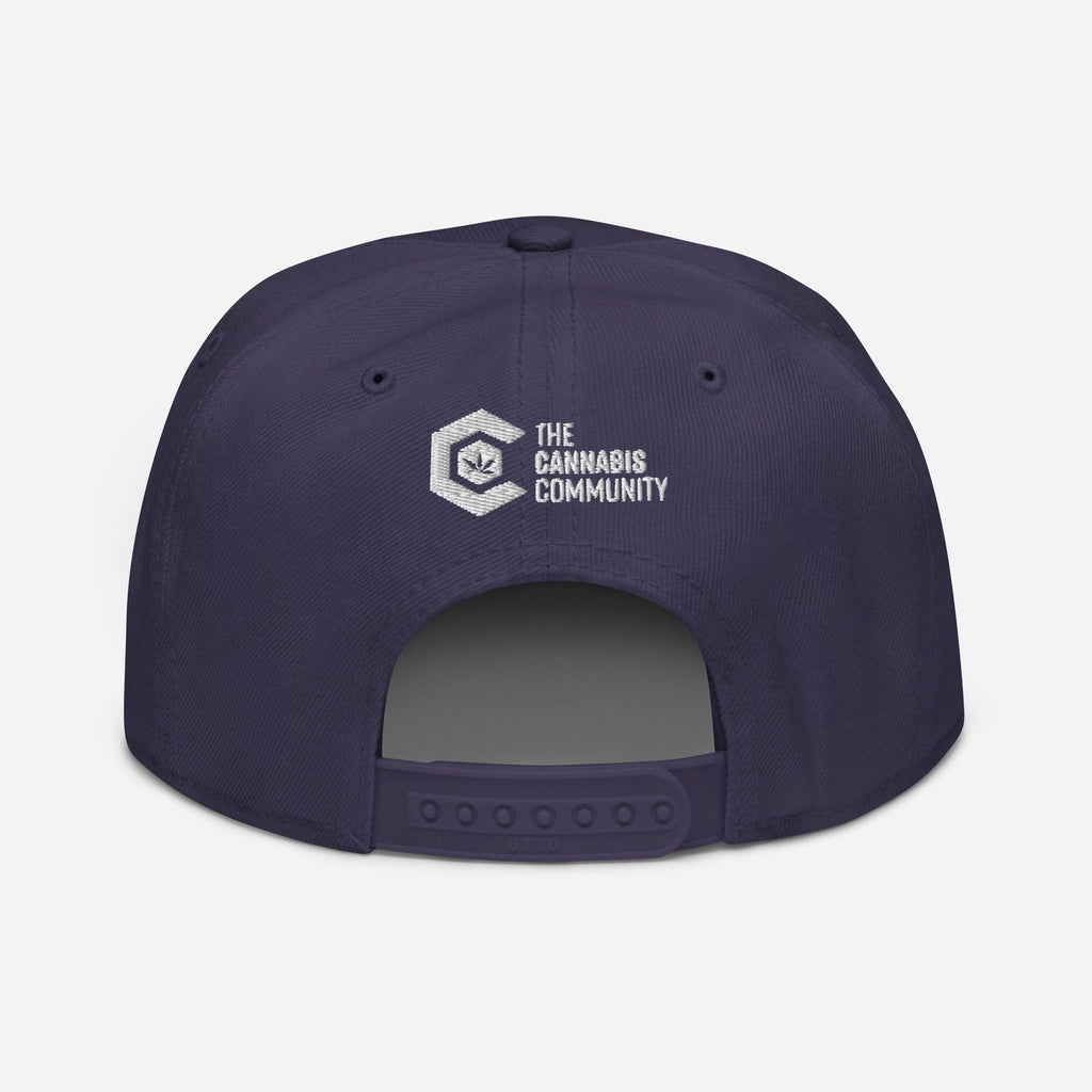 Good Vibes Only Cannabis Snapback Hat