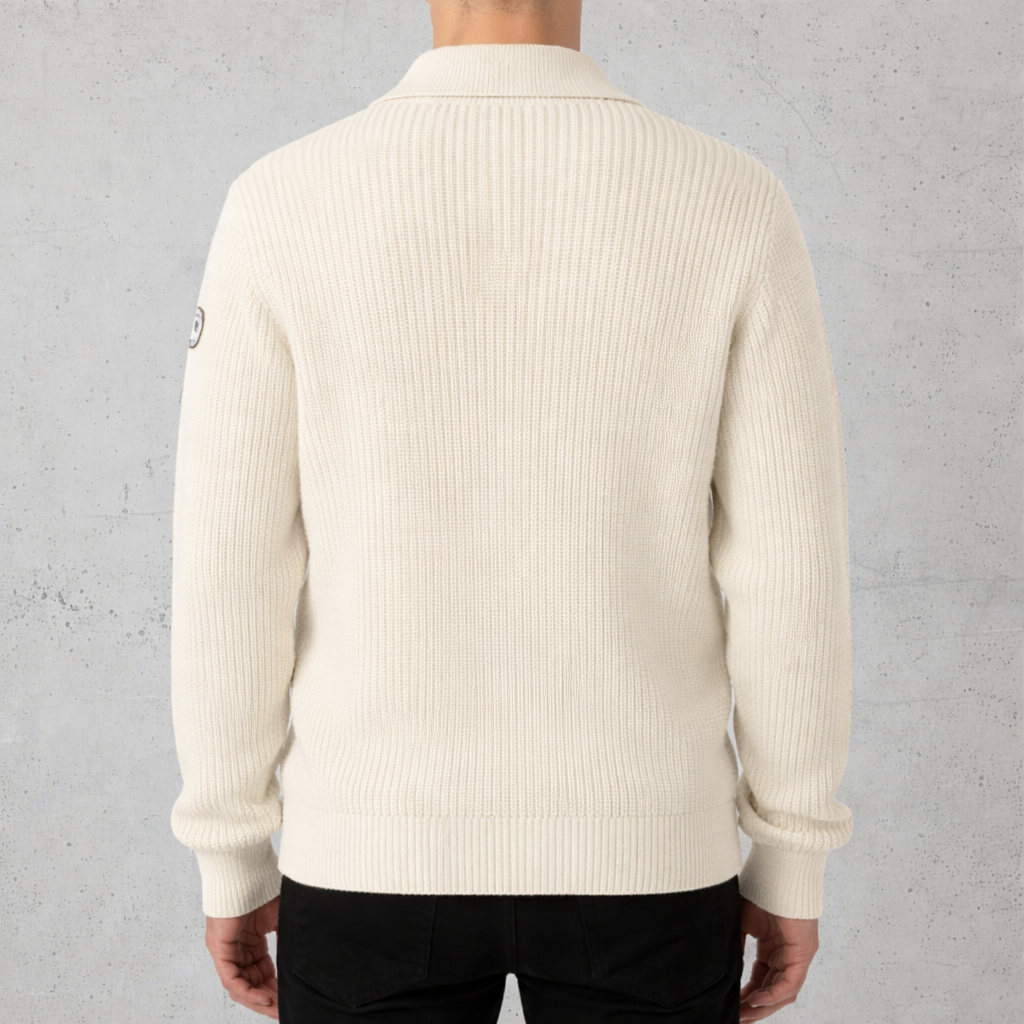 Sonoma Coast Zip Long Sleeve (Eggshell White)