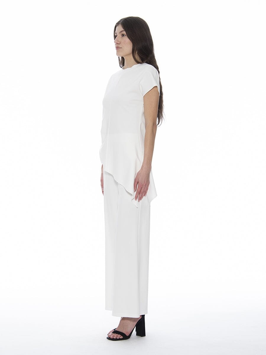 Spanx Wide Leg Pants With Elastic Back
