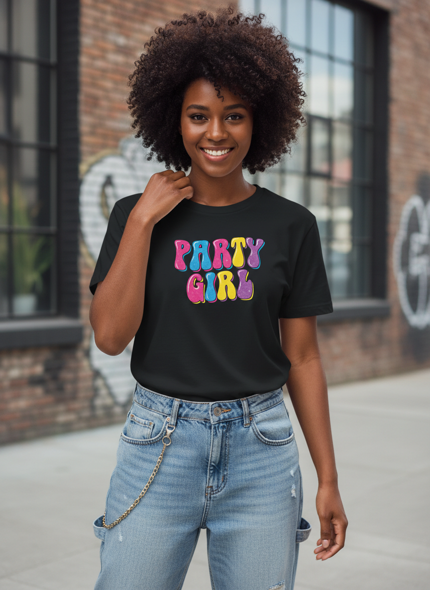 High Energy Party Girl T-Shirt