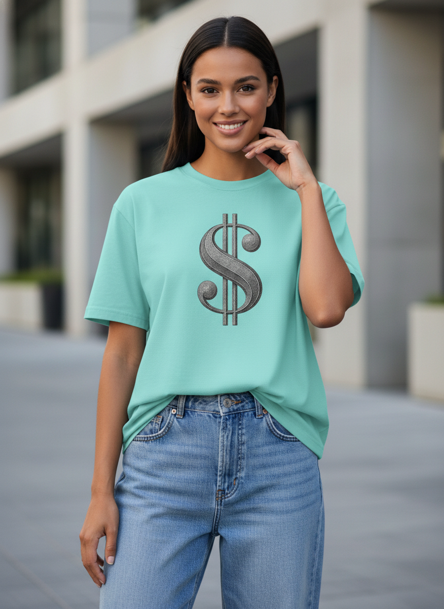 Big Money Energy Dollar Sign T-Shirt