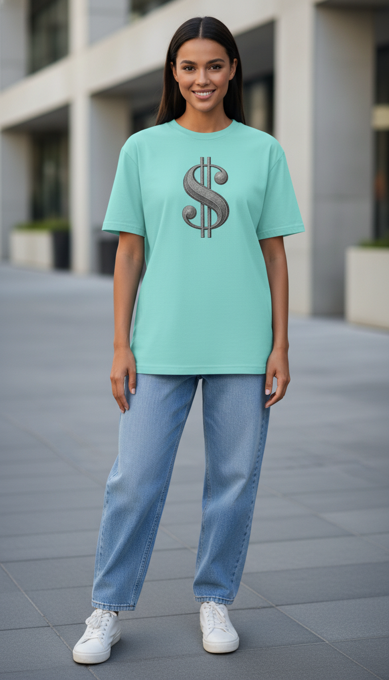 Big Money Energy Dollar Sign T-Shirt