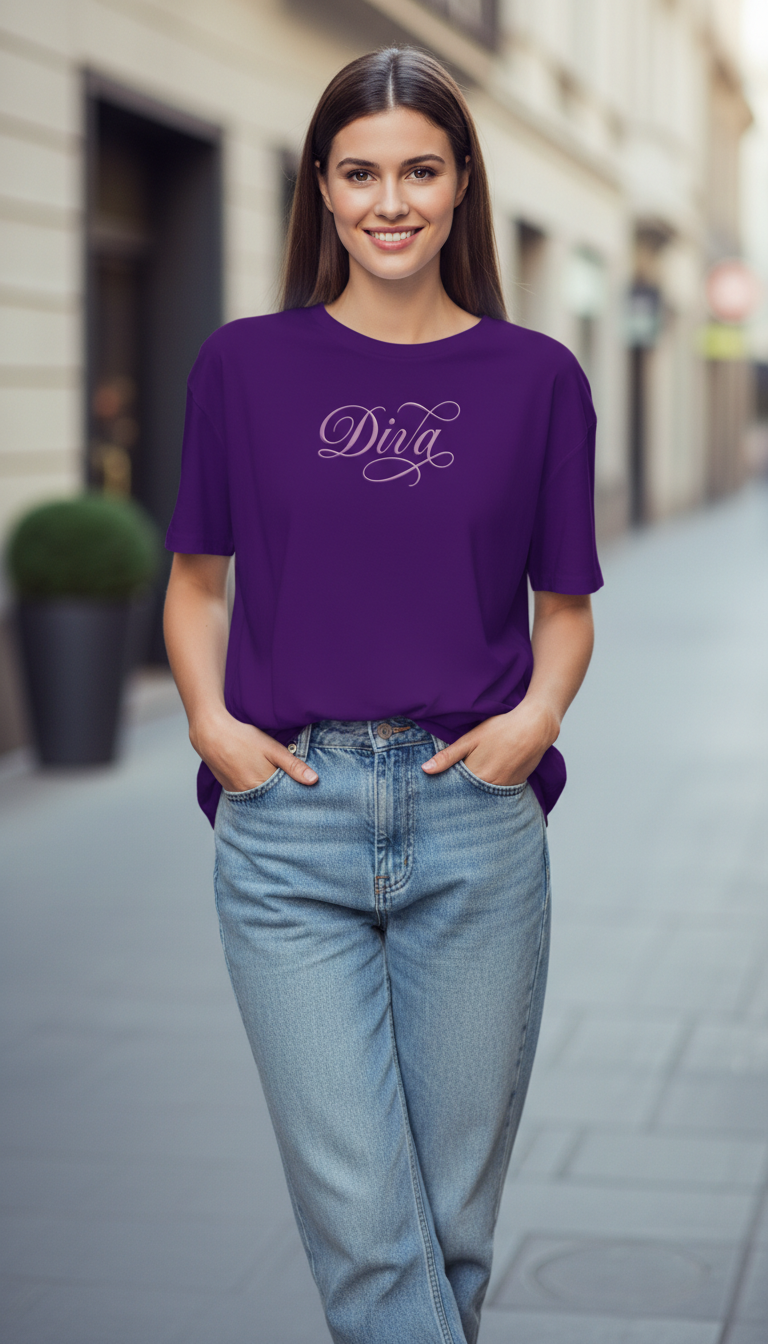 Confidence On Full Display Diva T-Shirt