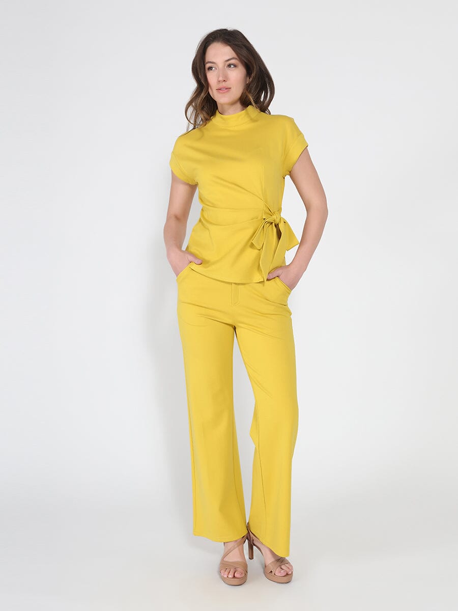 Straight leg casual pants