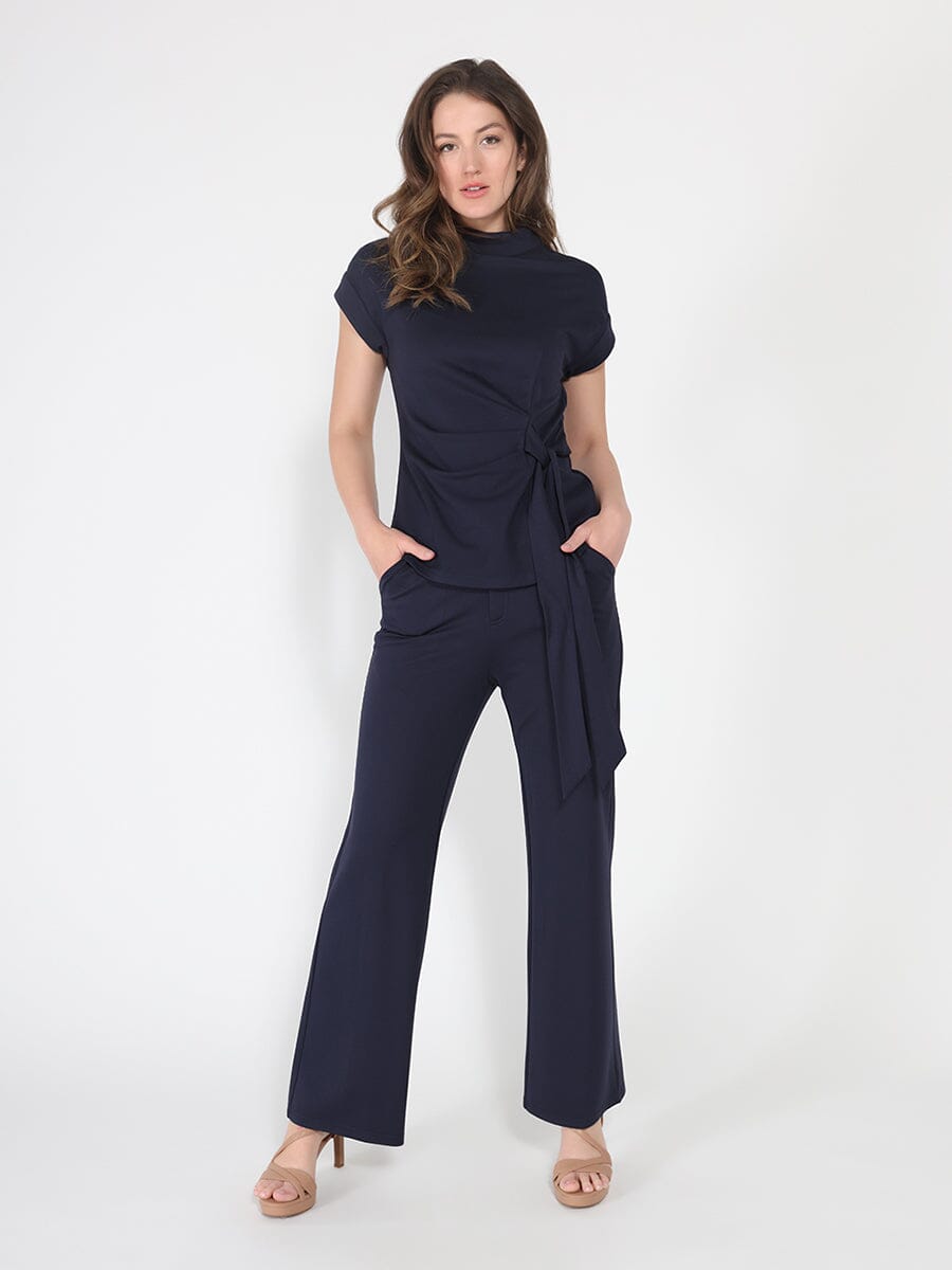 Straight leg casual pants