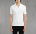 Summer Forever Knit Polo (Snow White)