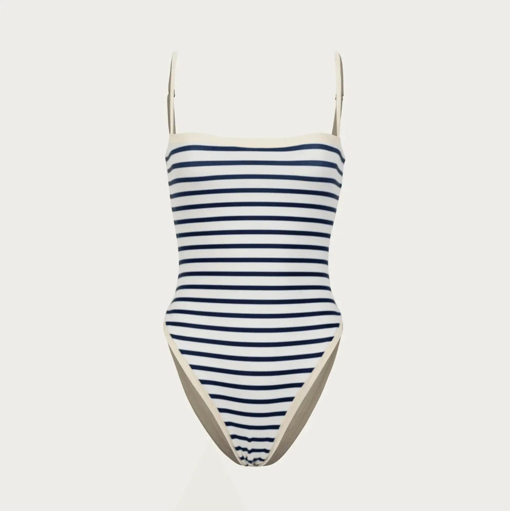 Sunkissed Dreams Blue Stripe Swimsuit