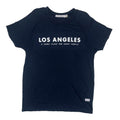 "Los Angeles, A Sunny Place for Shady People" on our 4 Corners New Standard Crew (Regal Navy)