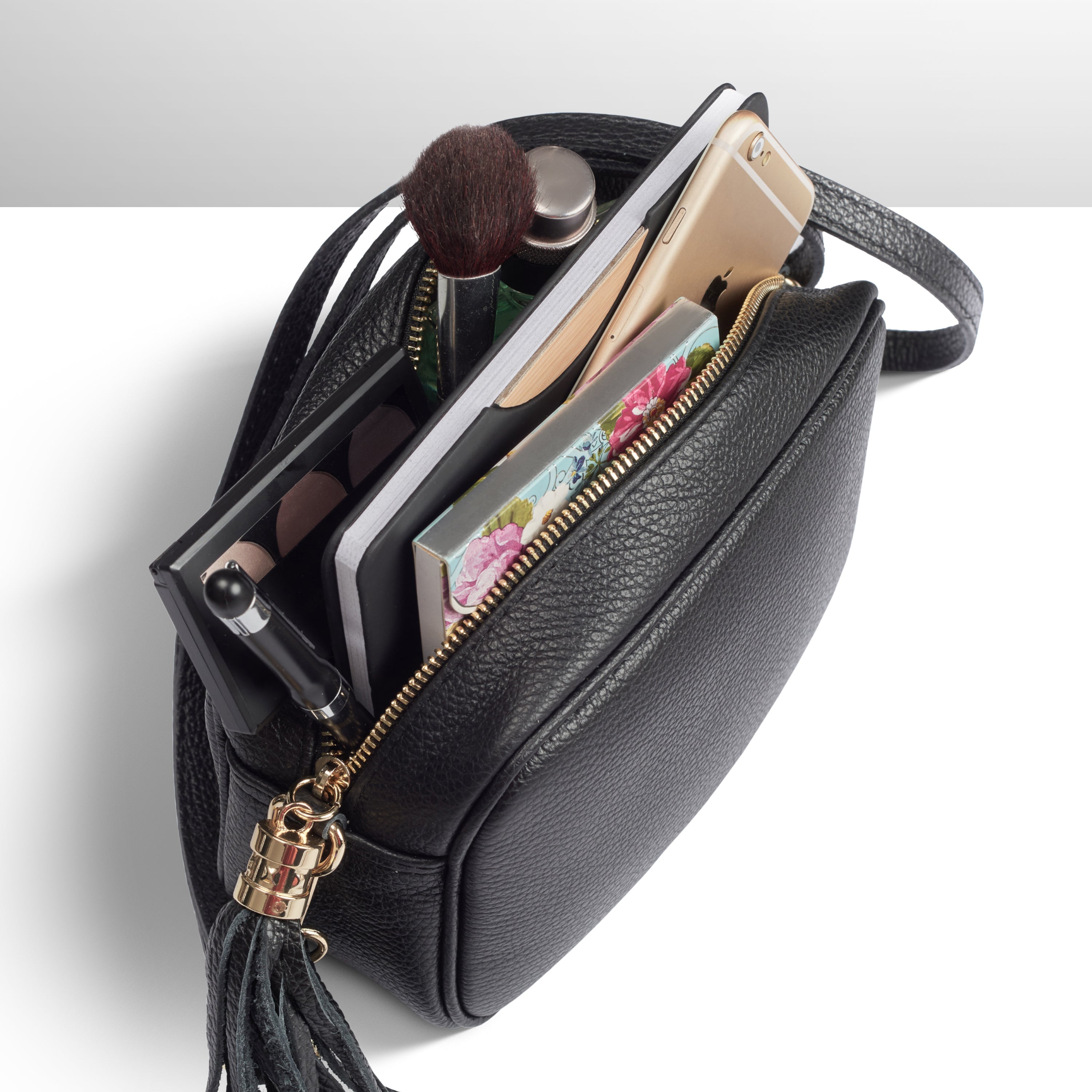 Italian Genuine Calf Leather Crossbody Bag 231302