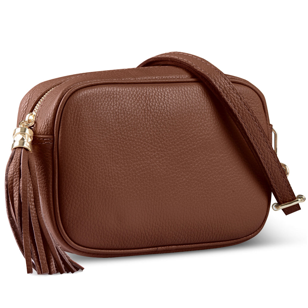 Italian Genuine Calf Leather Crossbody Bag 231302