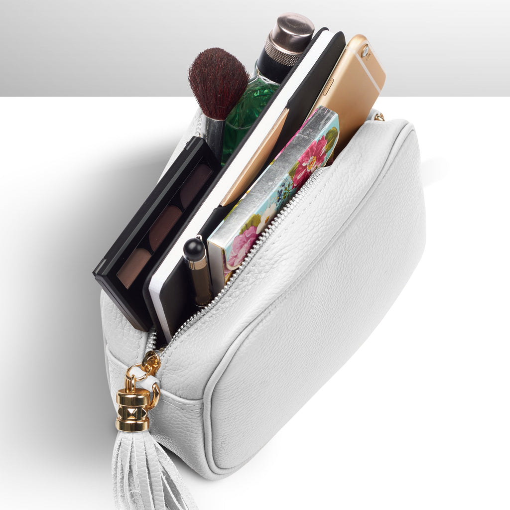Italian Genuine Calf Leather Crossbody Bag 231302