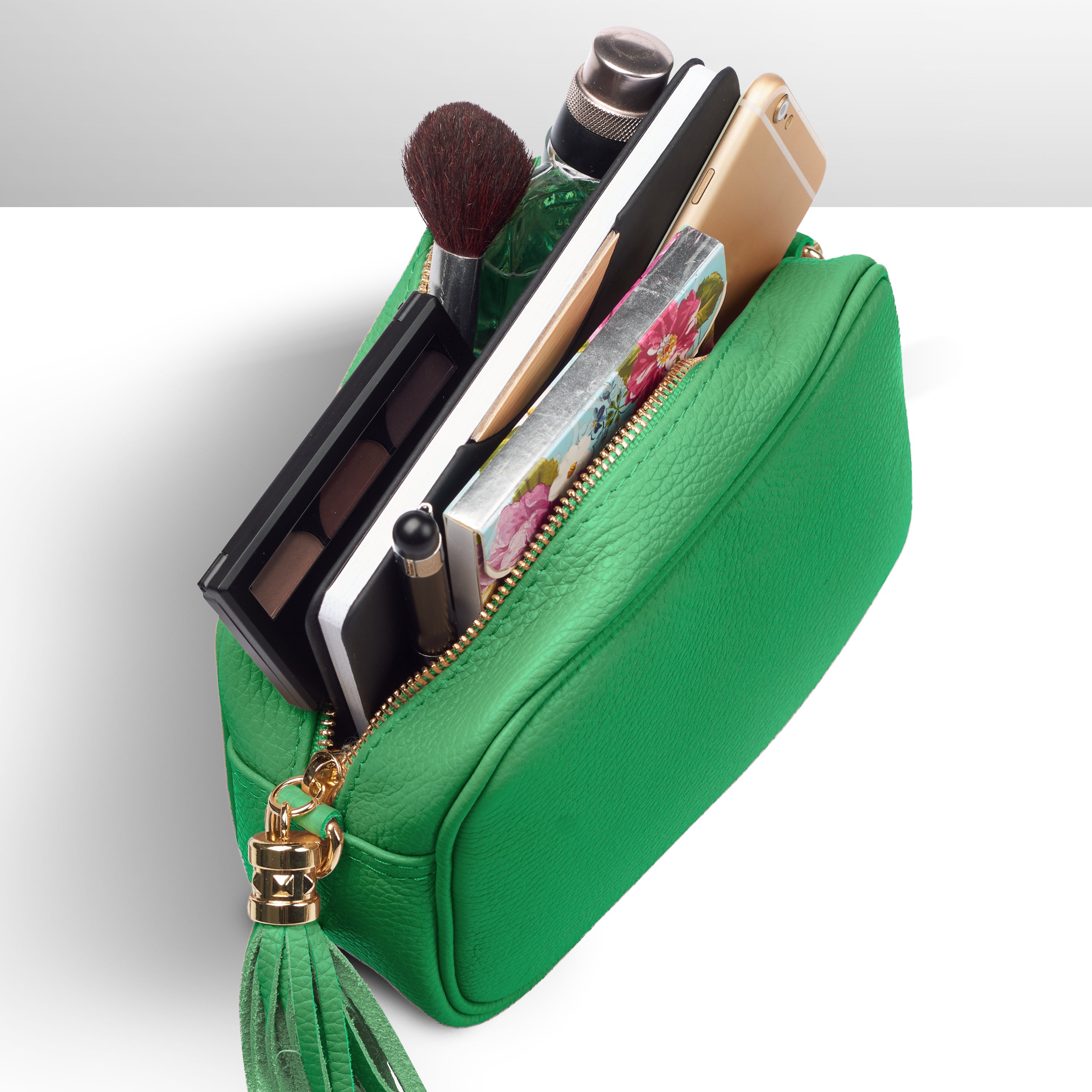 Italian Genuine Calf Leather Crossbody Bag 231302