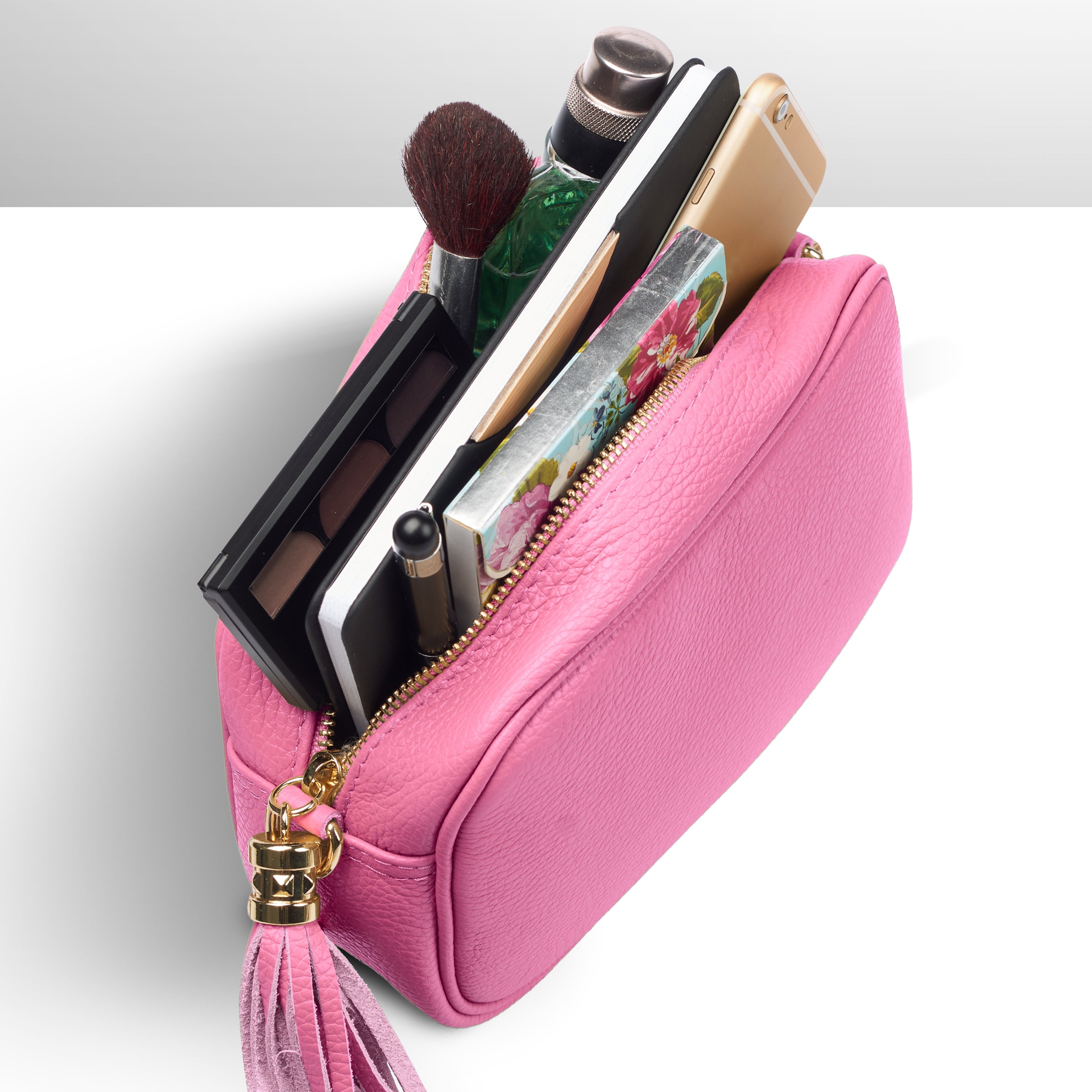 Italian Genuine Calf Leather Crossbody Bag 231302