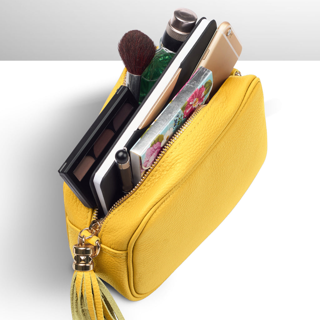 Italian Genuine Calf Leather Crossbody Bag 231302