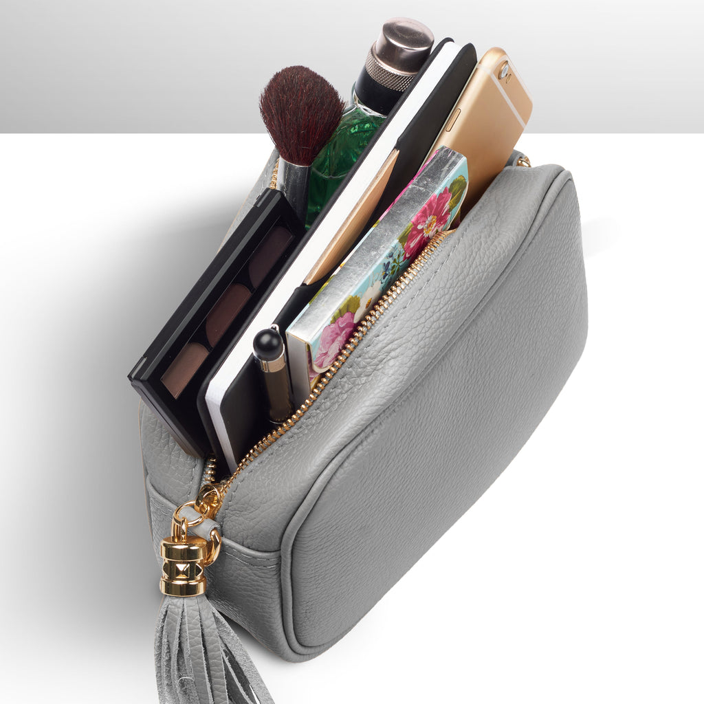 Italian Genuine Calf Leather Crossbody Bag 231302