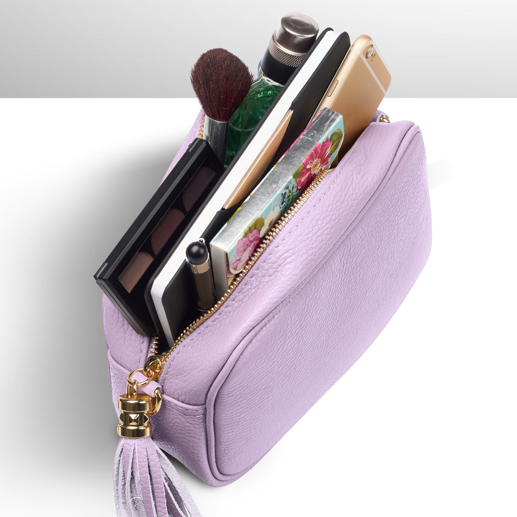 Italian Genuine Calf Leather Crossbody Bag 231302