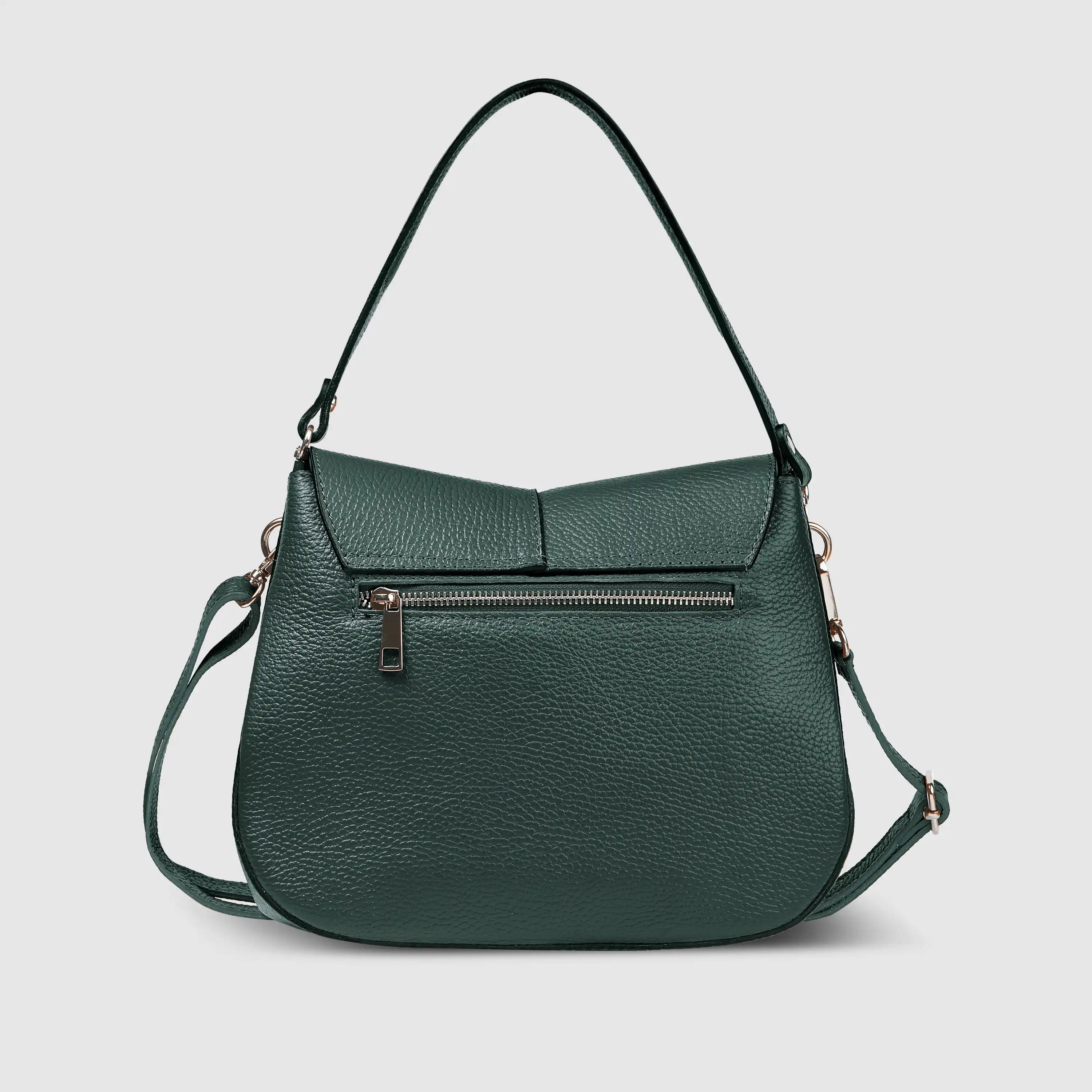 Italian Genuine Calf Leather Shoulder Bag 132610