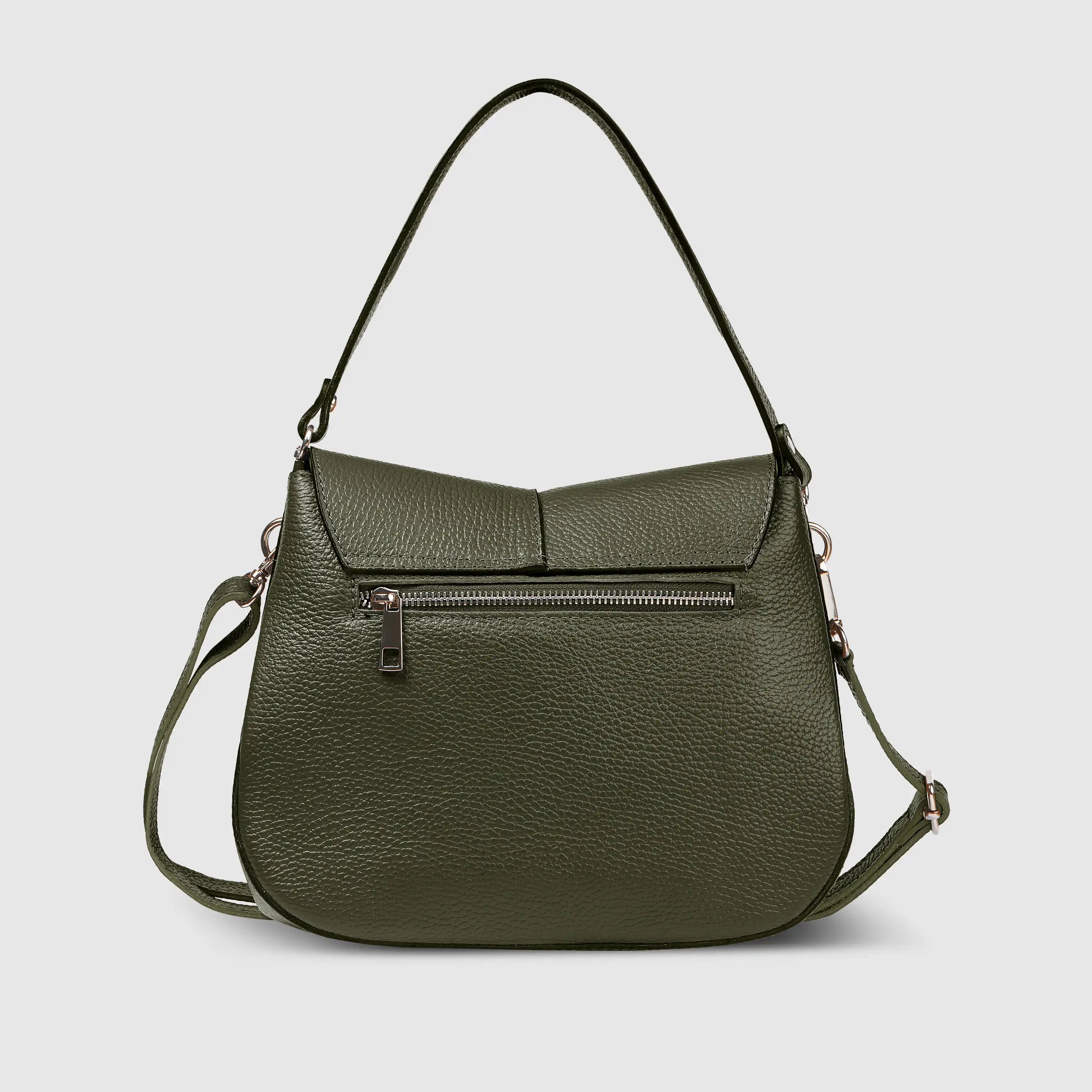Italian Genuine Calf Leather Shoulder Bag 132610