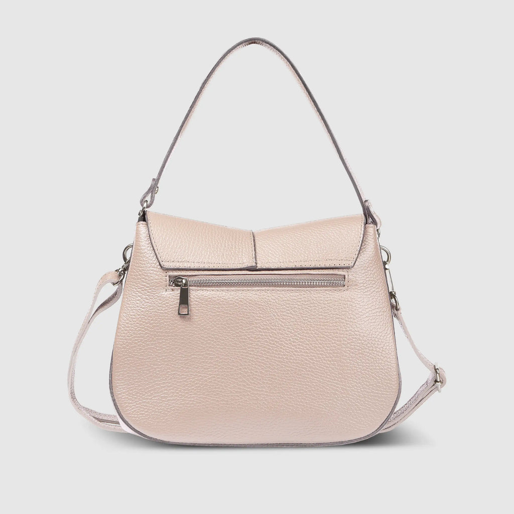 Italian Genuine Calf Leather Shoulder Bag 132610