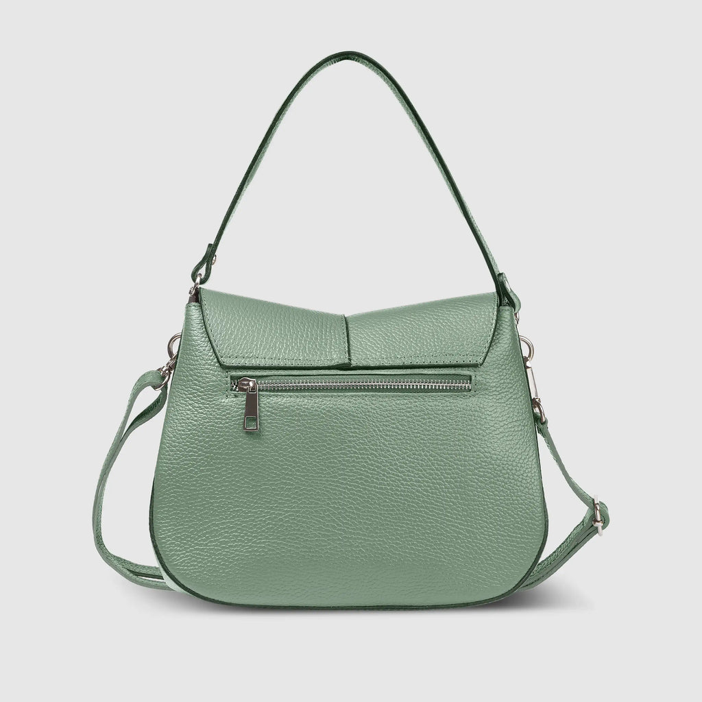 Italian Genuine Calf Leather Shoulder Bag 132610