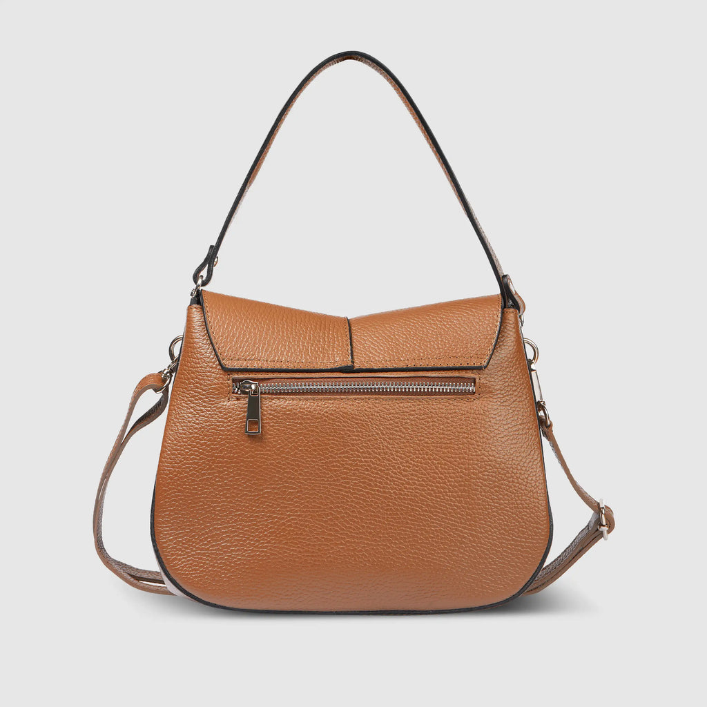 Italian Genuine Calf Leather Shoulder Bag 132610