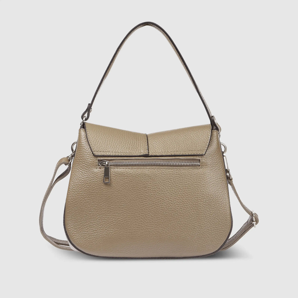 Italian Genuine Calf Leather Shoulder Bag 132610