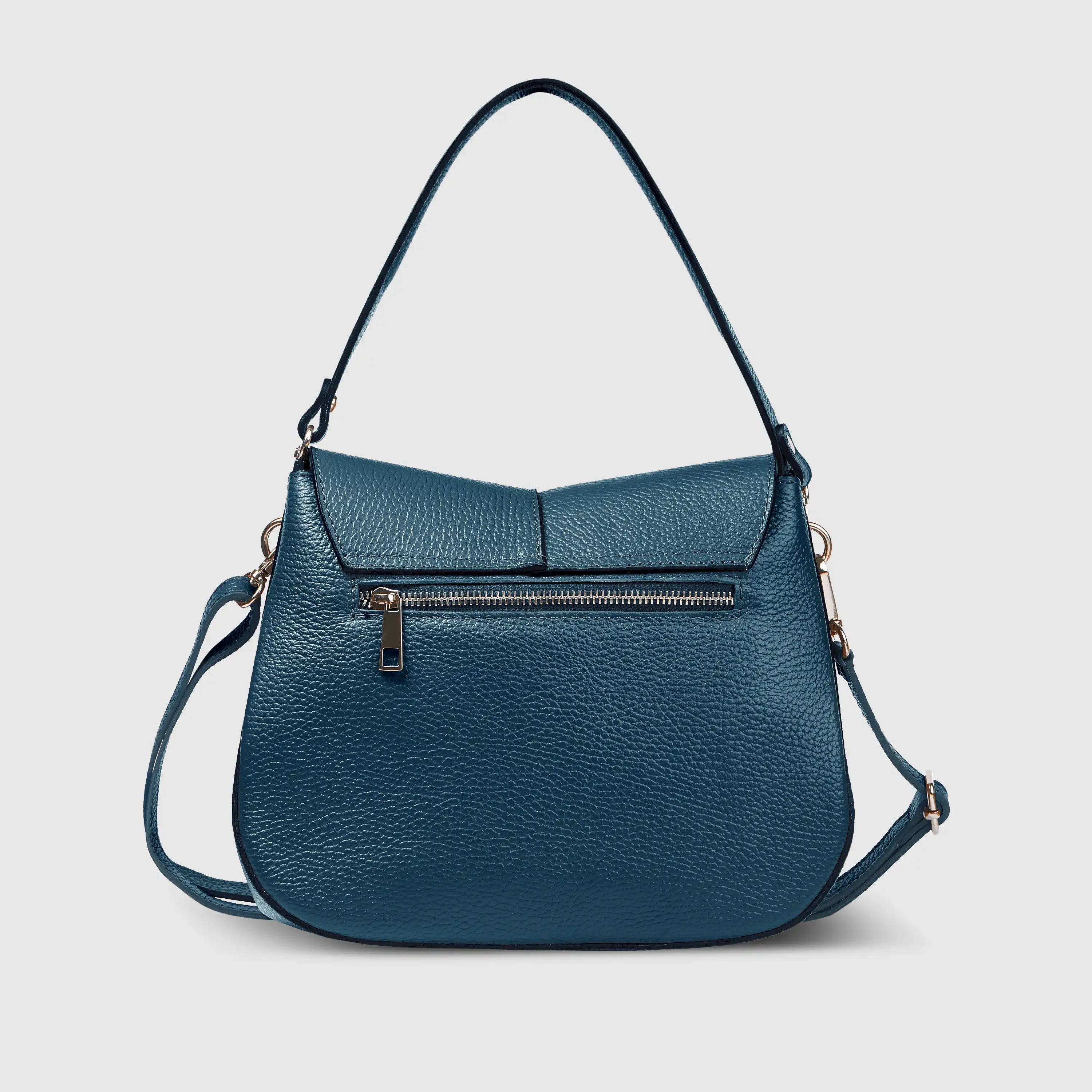 Italian Genuine Calf Leather Shoulder Bag 132610
