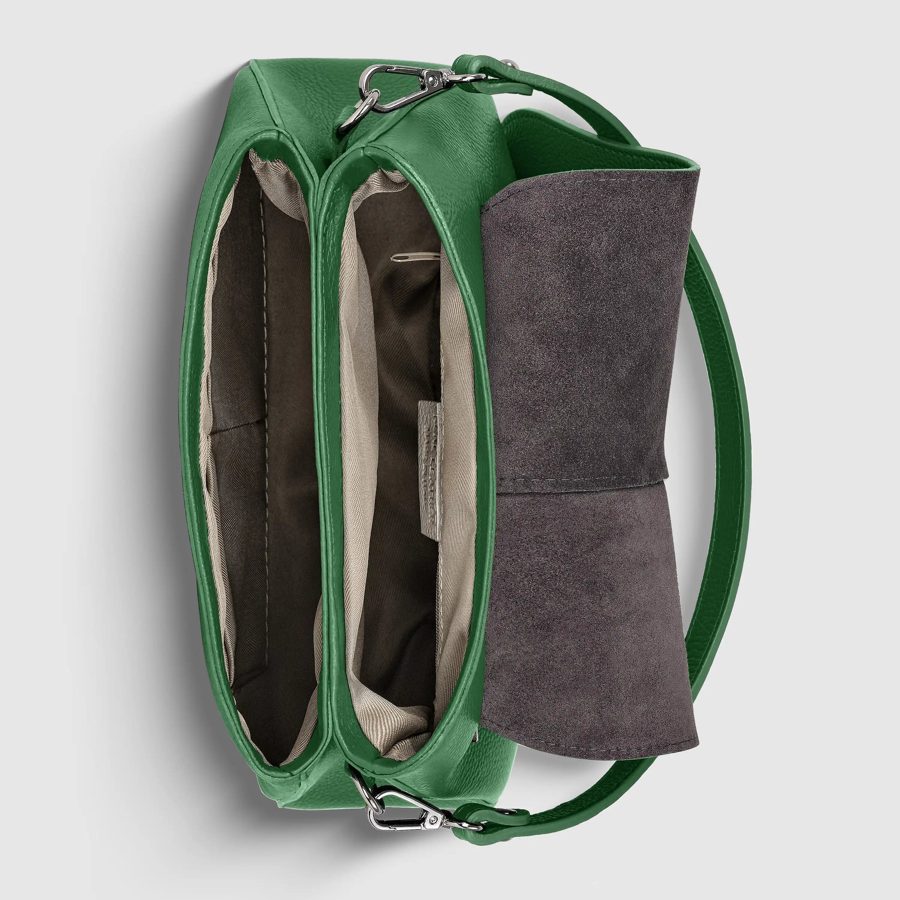 Italian Genuine Calf Leather Shoulder Bag 132610