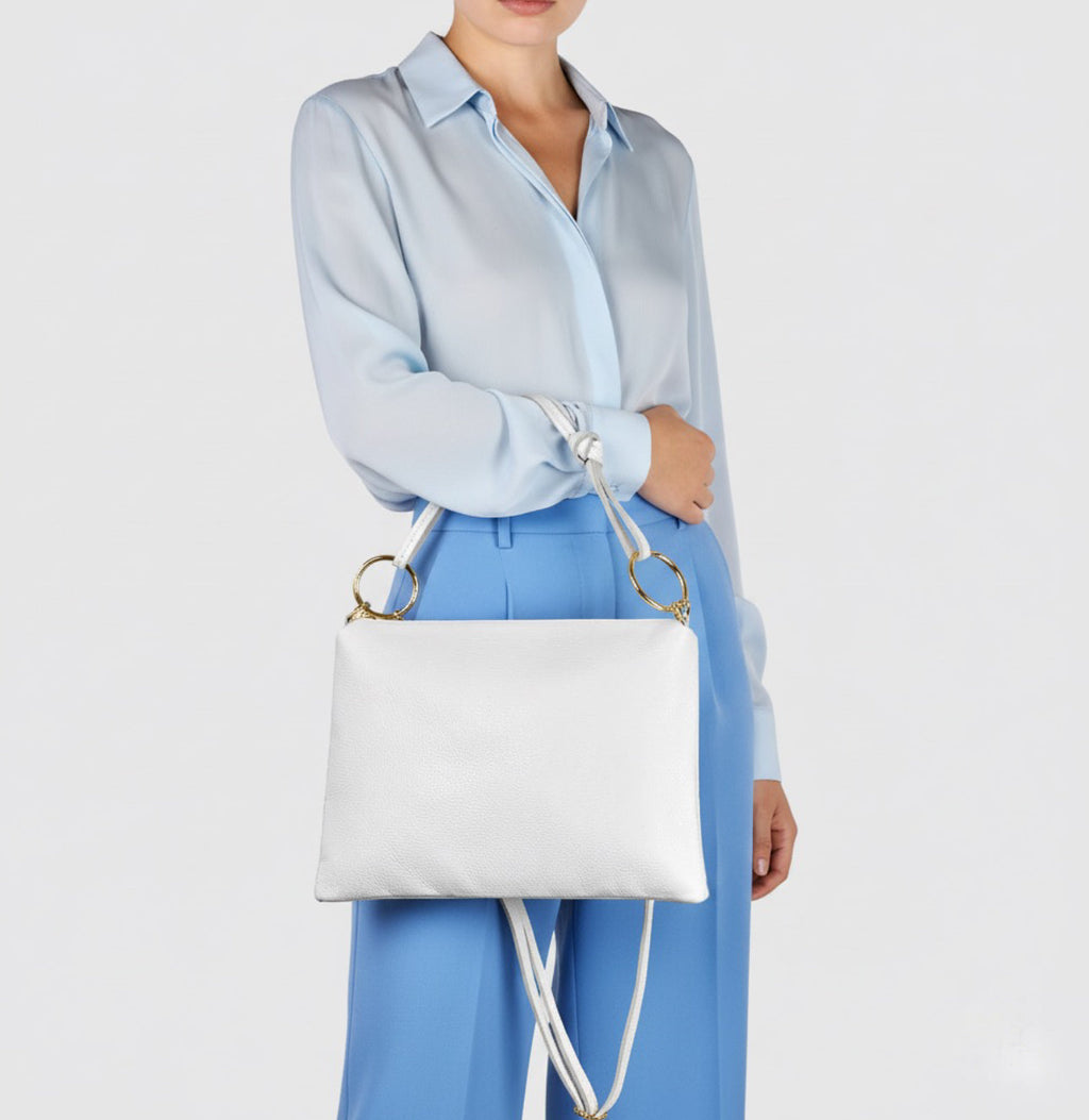 Italian Genuine Calf Leather Shoulder Bag 171551