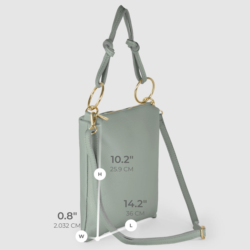 Italian Genuine Calf Leather Shoulder Bag 171551