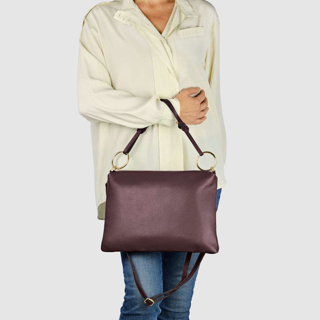 Italian Genuine Calf Leather Shoulder Bag 171551