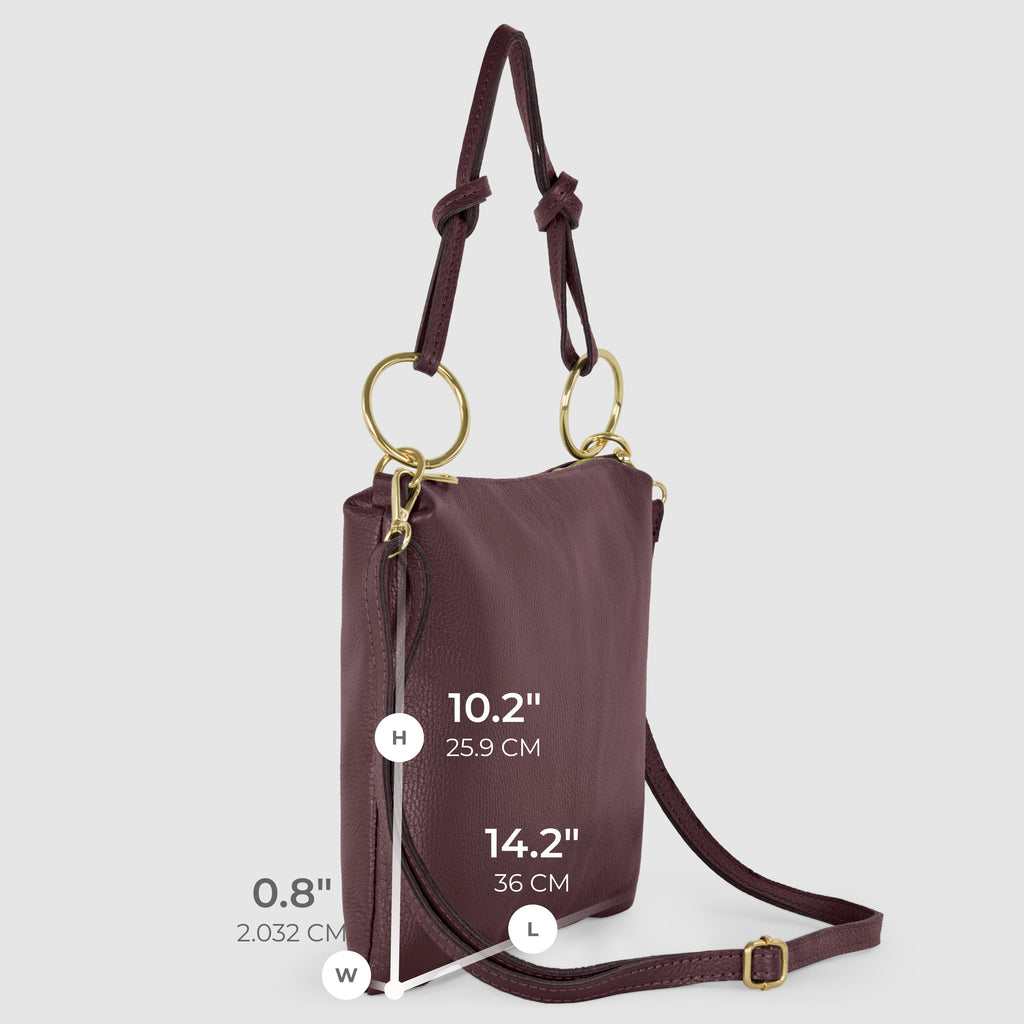 Italian Genuine Calf Leather Shoulder Bag 171551