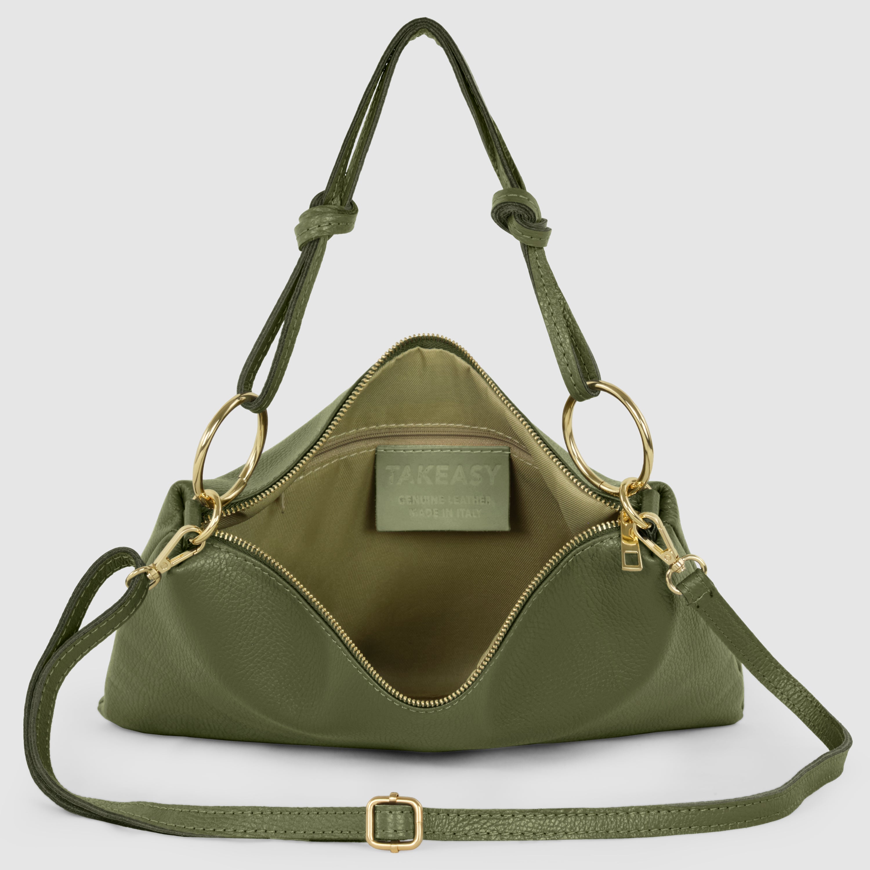 Italian Genuine Calf Leather Shoulder Bag 171551