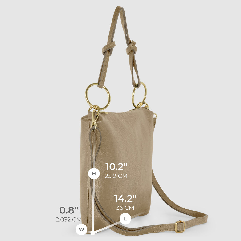 Italian Genuine Calf Leather Shoulder Bag 171551