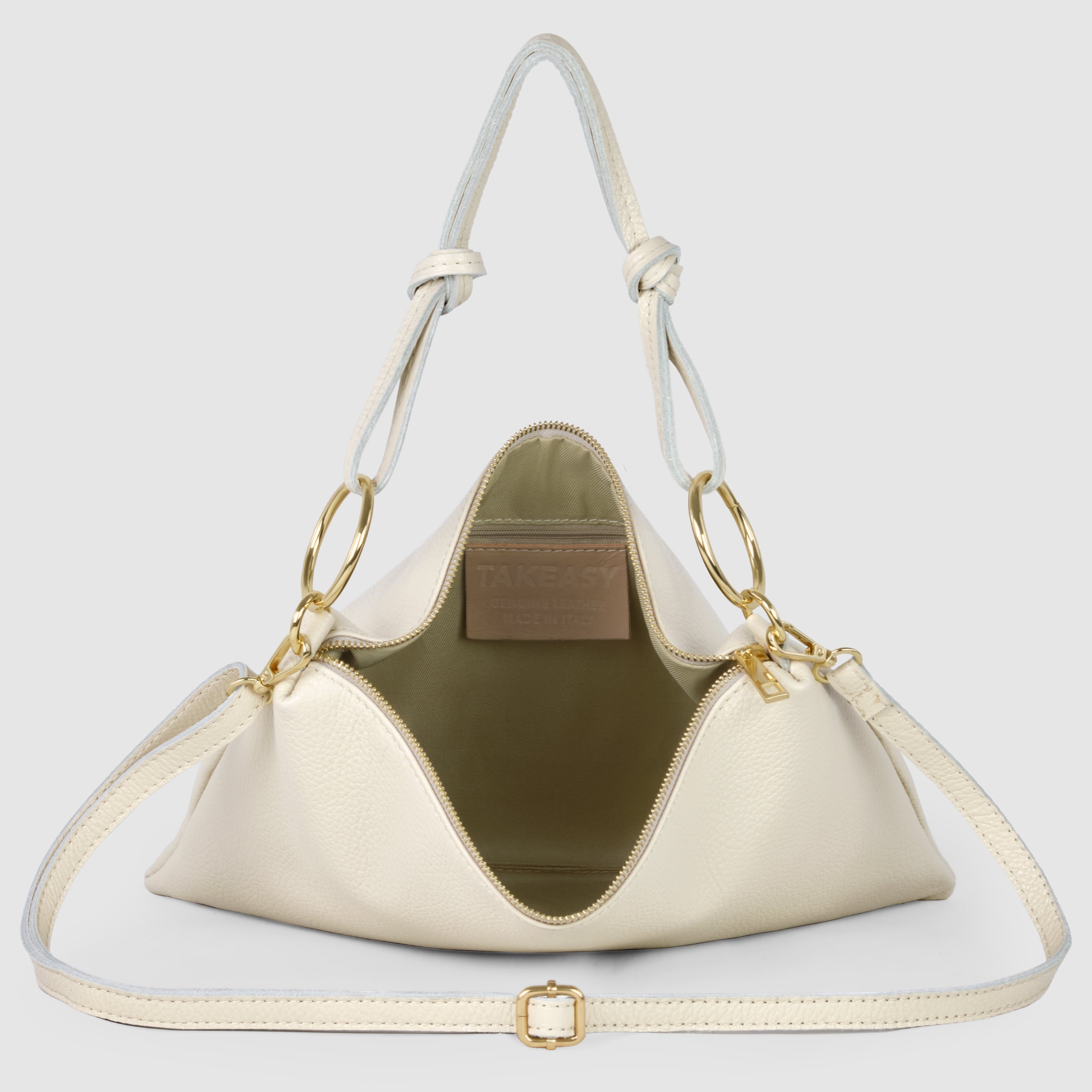 Italian Genuine Calf Leather Shoulder Bag 171551