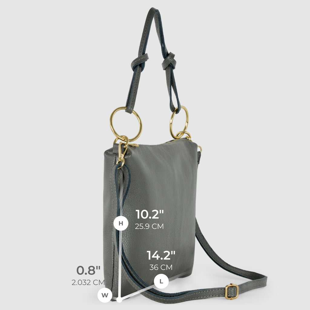 Italian Genuine Calf Leather Shoulder Bag 171551