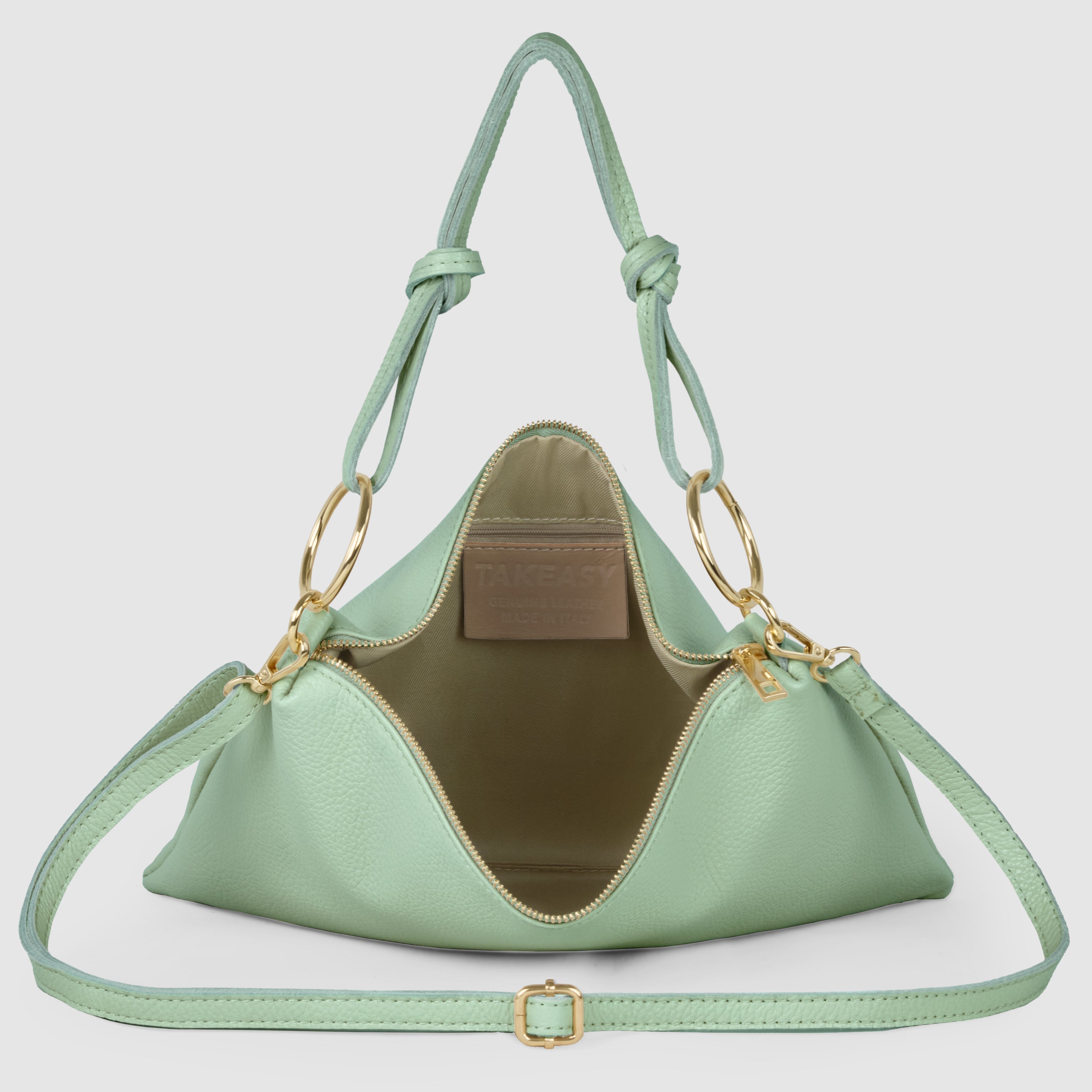 Italian Genuine Calf Leather Shoulder Bag 171551