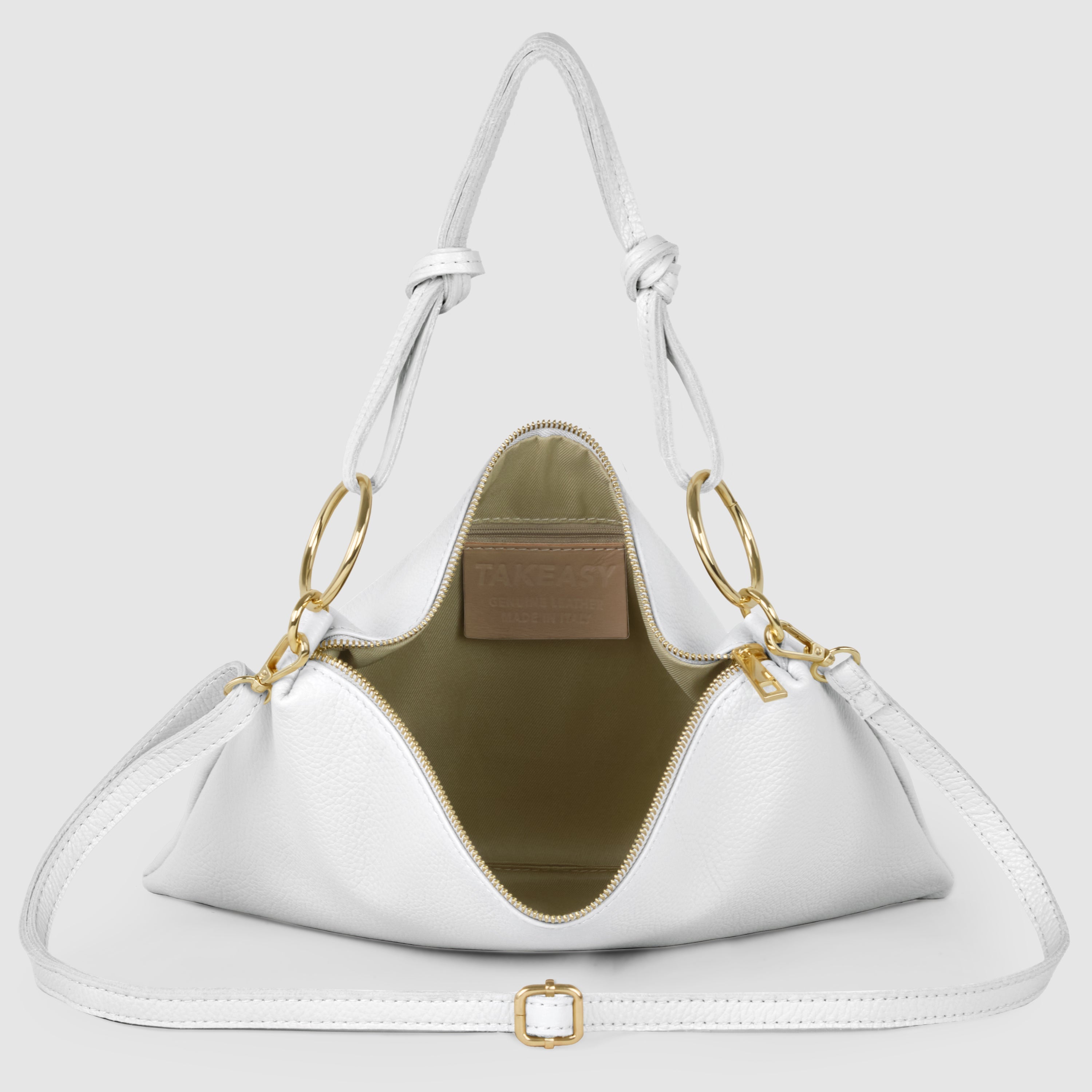 Italian Genuine Calf Leather Shoulder Bag 171551