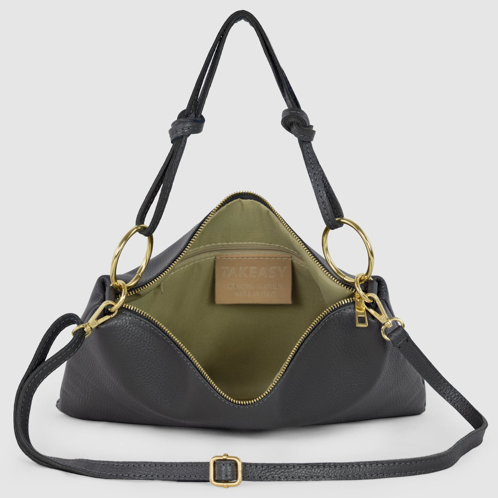 Italian Genuine Calf Leather Shoulder Bag 171551