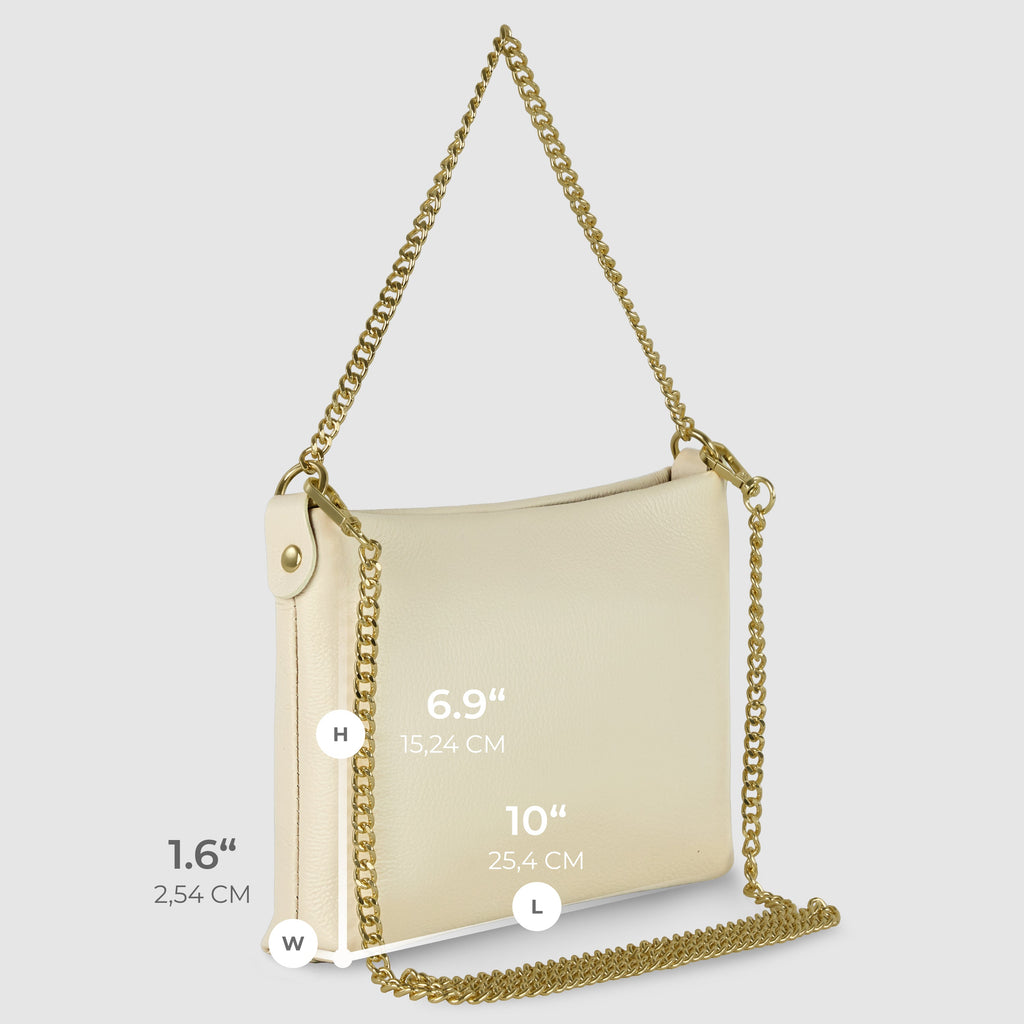 Italian Genuine Calf Leather Crossbody Bag 101315