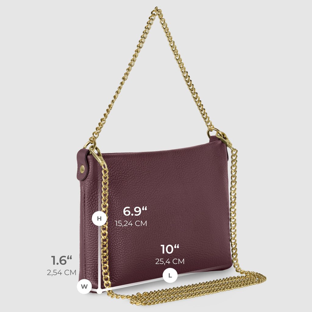 Italian Genuine Calf Leather Crossbody Bag 101315