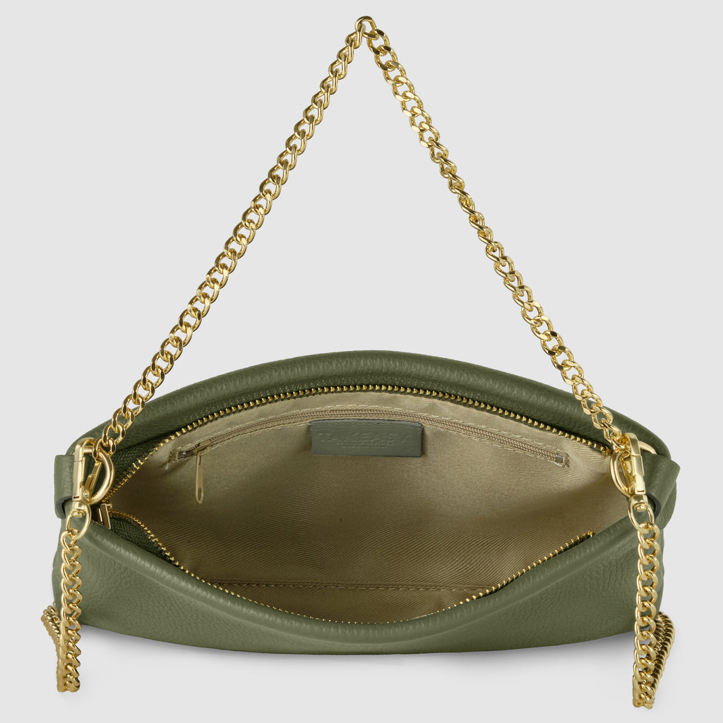 Italian Genuine Calf Leather Crossbody Bag 101315