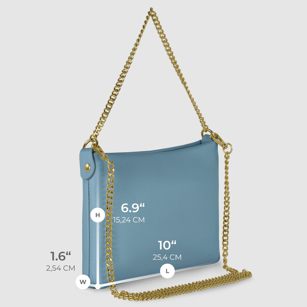 Italian Genuine Calf Leather Crossbody Bag 101315